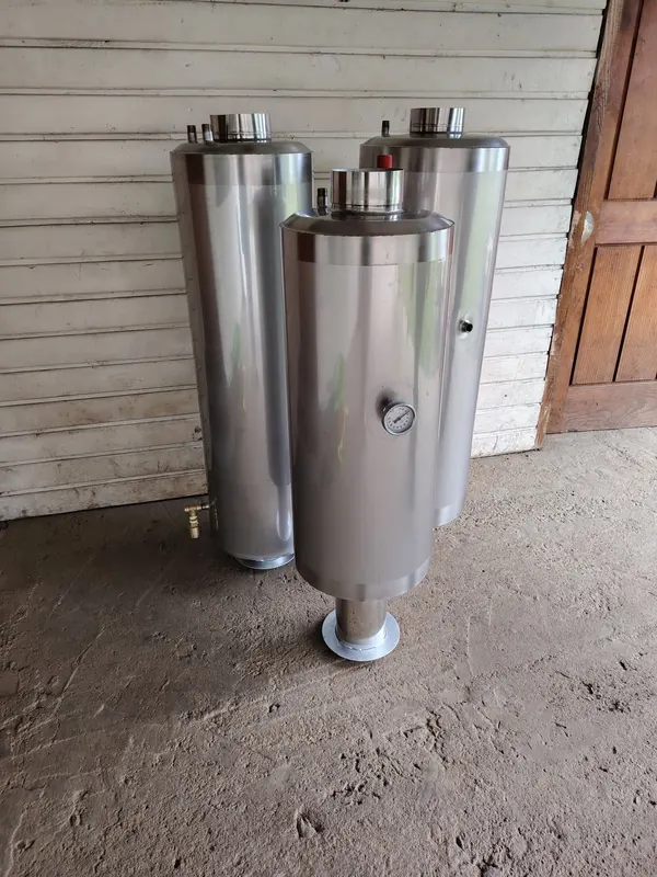 Termocañones de acero inoxidable de 60, 70 y 90 litros en Loncoche